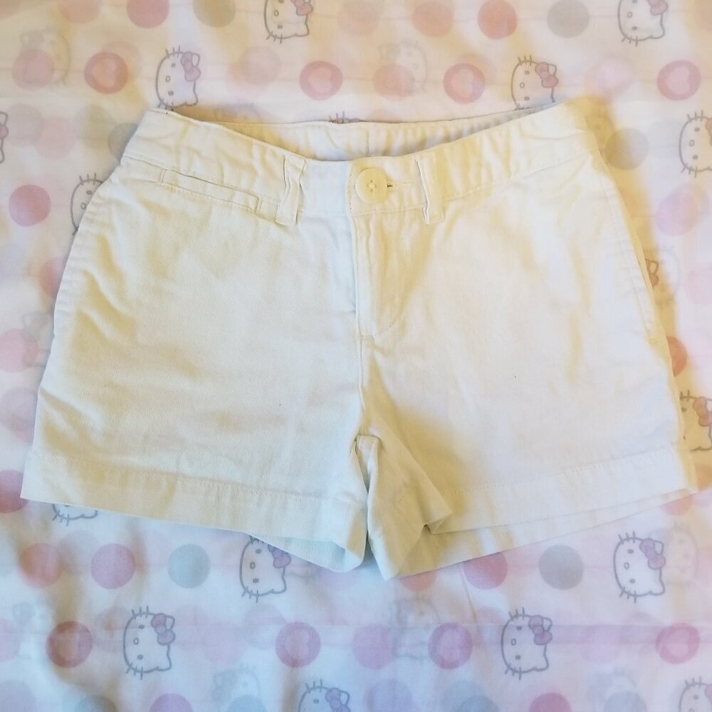 NWOT Little Girl white denim Ralph Lauren shorts Size 6 (C4)